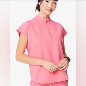 Figs Neon Pink Rafaela Small
